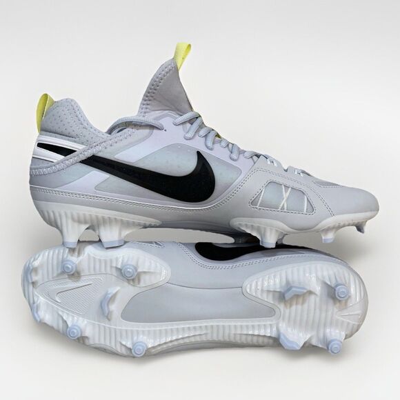 Nike Huarache 9 Varsity LAX SE Lacrosse Cleats Gray Men\'s Size 13 FZ3620-001 main image 4